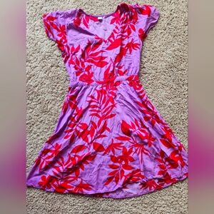 Purple Floral Old Navy Dress
